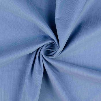 Cord-Stretch, uni, jeansblau